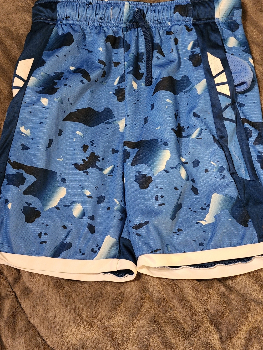 Russell Athletic Blue Camo Performance Shorts Size XXL 18